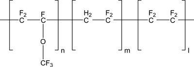 Structure formula FKM-low temperature elastomere