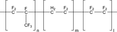 Structure formula FKM-terpolymer